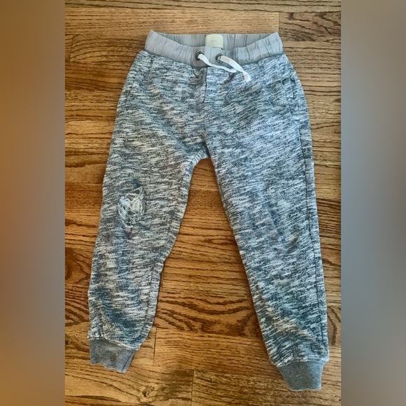 Mini Boden Boy’s 4Y pull-on Drawstring Sweatpants Pockets Lot of 3 Blue Gray - Picture 3 of 9